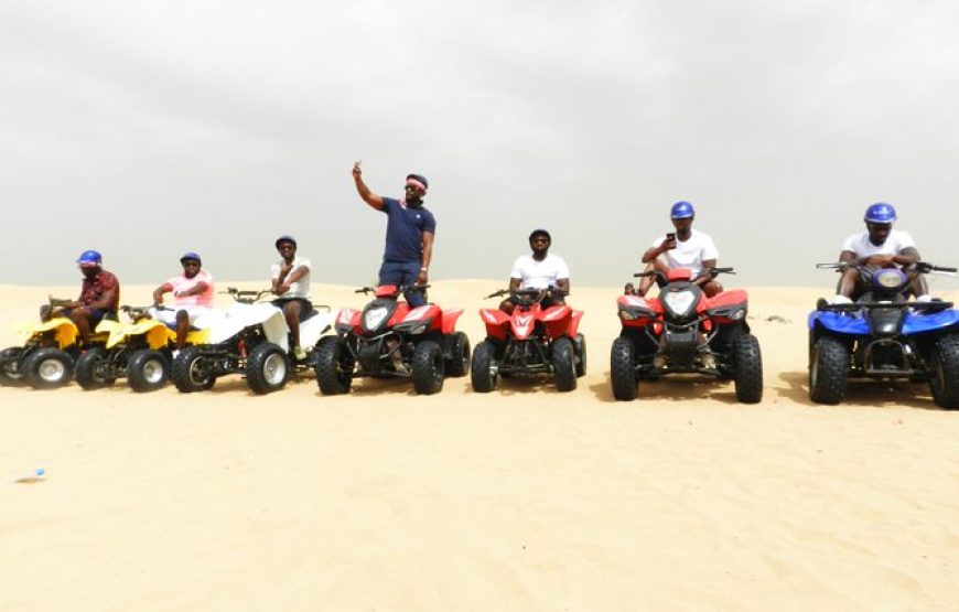 Dubai Desert Safari Dune Bashing, 60min ATV Quad, Camel Ride, BBQ