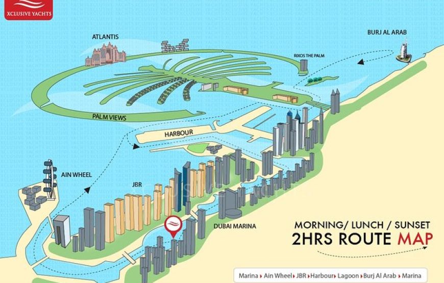 Dubai Marina Yacht Tour with Breakfast or BBQ